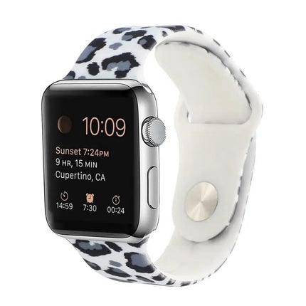Silicone Replacement Watch Band For Apple Watch 38-45mm