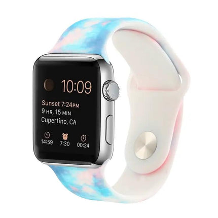 Silicone Replacement Watch Band For Apple Watch 38-45mm