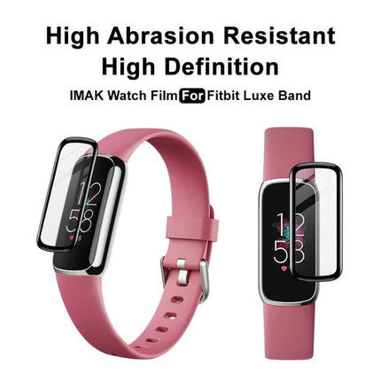 IMAK Plexiglass HD Screen Protector for Fitbit and ZTE Watches clear scratch-resistant film preserving touch clarity