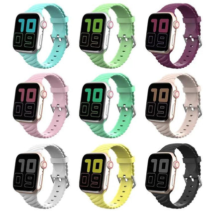 Twist Silicone Replacement Watch Band Apple Watch 38-45mm
