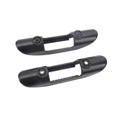 Boat And Kayak Oar Clip Holder Keeps Oar From Slipping - black ABS plastic oar clips with screw mounting holes for boats and kayaks