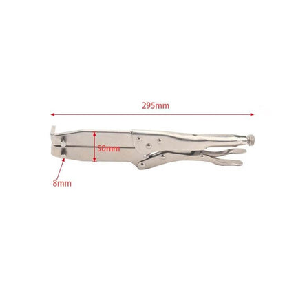 Motorcycle ATV Clutch Hub Puller Pliers Heavy Duty chrome locking pliers with 8mm pin and 295mm length for clutch hub and pulley removal