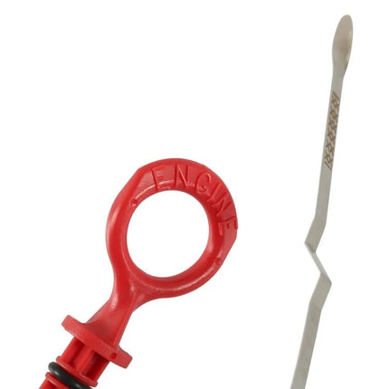 Essential Dipstick for Checking Oil Levels in Volvo Vehicles - red-handled engine oil dipstick for accurate level checks