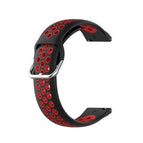 For Samsung Galaxy Watch4 44mm / Black Red