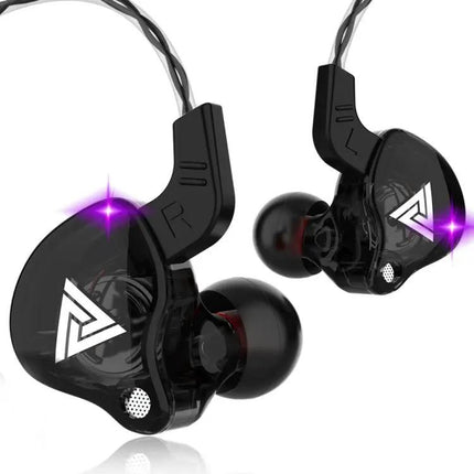 QKZ AK6 3.5mm In-Ear Wired Subwoofer Sports Earphone, Cable Length: About 1.2m, 1 PCS, 1 Pair | Syndmart