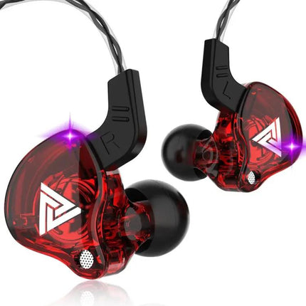 QKZ AK6 3.5mm In-Ear Wired Subwoofer Sports Earphone, Cable Length: About 1.2m, 1 PCS, 1 Pair | Syndmart
