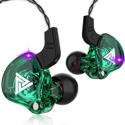 QKZ AK6 3.5mm In-Ear Wired Subwoofer Sports Earphone, Cable Length: About 1.2m, 1 PCS, 1 Pair | Syndmart