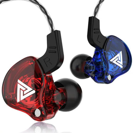 QKZ AK6 3.5mm In-Ear Wired Subwoofer Sports Earphone, Cable Length: About 1.2m, 1 PCS, 1 Pair | Syndmart