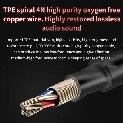 QKZ AK6 3.5mm In-Ear Wired Subwoofer Sports Earphone, Cable Length: About 1.2m, 1 PCS, 1 Pair | Syndmart