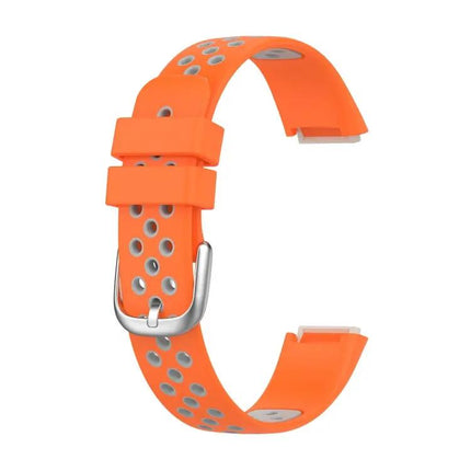 Silicone Two Tone Replacement Strap For Fitbit Luxe