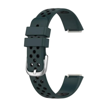 Silicone Two Tone Replacement Strap For Fitbit Luxe