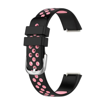 Silicone Two Tone Replacement Strap For Fitbit Luxe