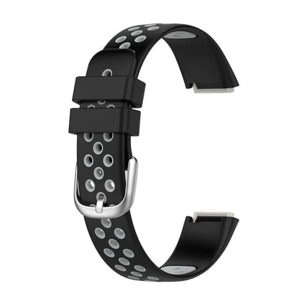 Silicone Two Tone Replacement Strap For Fitbit Luxe