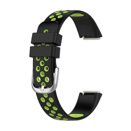 Silicone Two Tone Replacement Strap For Fitbit Luxe