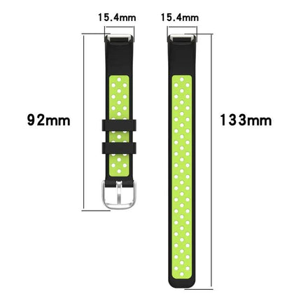 Silicone Two Tone Replacement Strap For Fitbit Luxe
