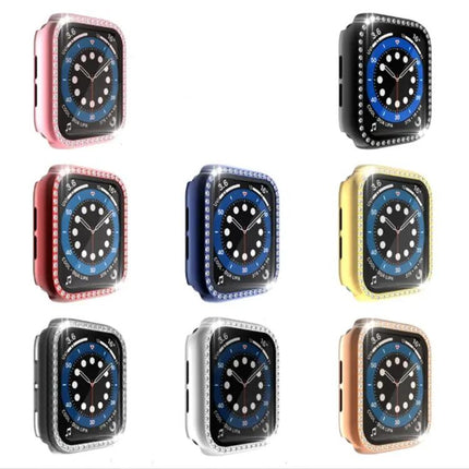 Electroplated Diamond Case Tempered Glass Apple Watch 40/44mm