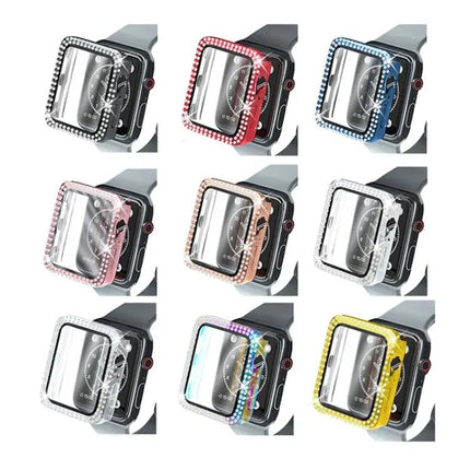Electroplating PC Diamond Case For Apple Watch 40mm 44mm