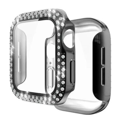 Electroplating PC Diamond Case For Apple Watch 40mm 44mm