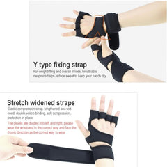 Silicone Grip Sports Workout Gloves for Cycling and Fitness