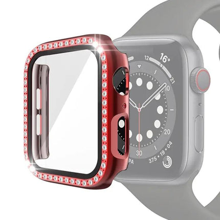 Electroplated PC Diamond Case For Apple Watch 38mm 42mm