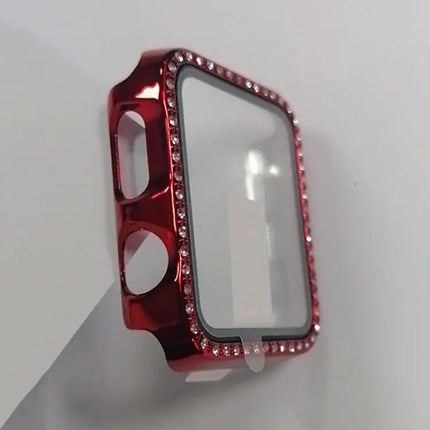 Electroplated PC Diamond Case For Apple Watch 38mm 42mm