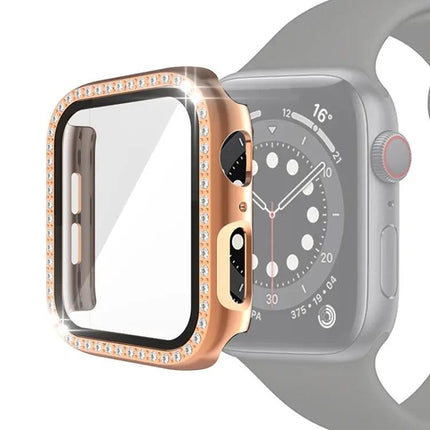 Electroplated PC Diamond Case For Apple Watch 38mm 42mm