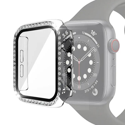 Electroplated PC Diamond Case For Apple Watch 38mm 42mm
