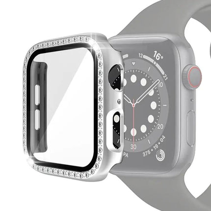 Electroplated PC Diamond Case For Apple Watch 38mm 42mm