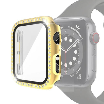 Electroplated PC Diamond Case For Apple Watch 38mm 42mm