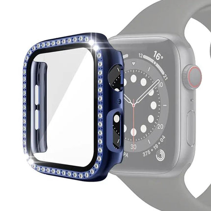 Electroplated PC Diamond Case For Apple Watch 38mm 42mm