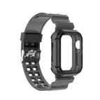 7 41mm / 6 & SE & 5 & 4 40mm / 3 & 2 & 1 38mm / Transparent Black