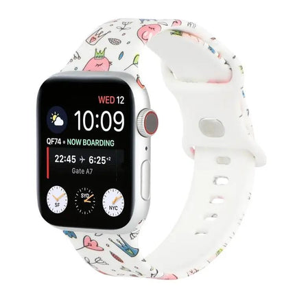 Printed Replacement Band For Apple Watch 38/40/41/42/44/45mm