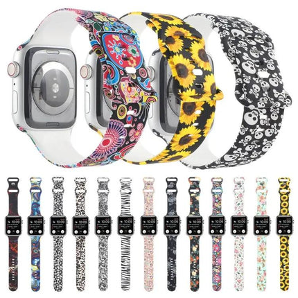 Printed Replacement Band For Apple Watch 38/40/41/42/44/45mm