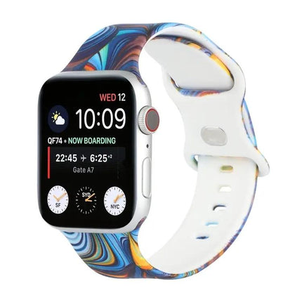 Printed Replacement Band For Apple Watch 38/40/41/42/44/45mm