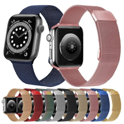 Milanese Magnetic Elastic Watch Band For Apple Watch 38-45mm