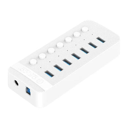 ORICO 7-Port USB Hub with Individual Switches for Device Connections