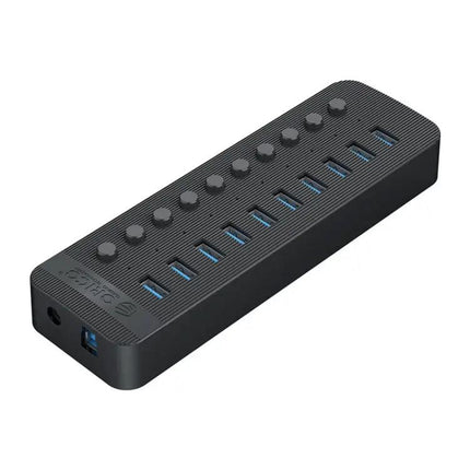 Orico 10-Port USB Hub for Connecting Multiple Devices with Individual Switches | Syndmart