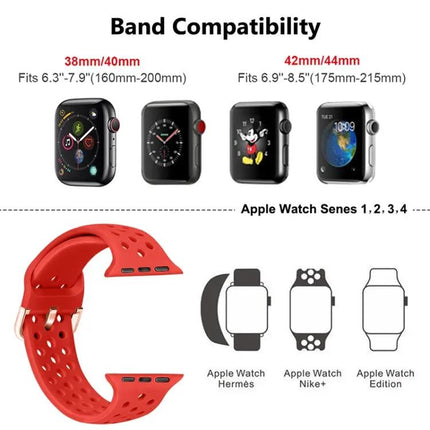 Silicone Replacement Band for Apple Watch 38/40/41mm