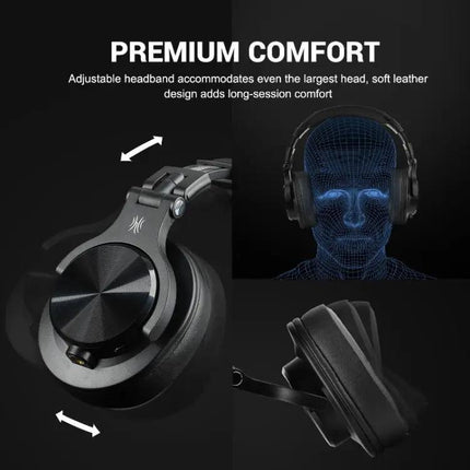 On Ear Bluetooth Headphones Matte Black For Calls