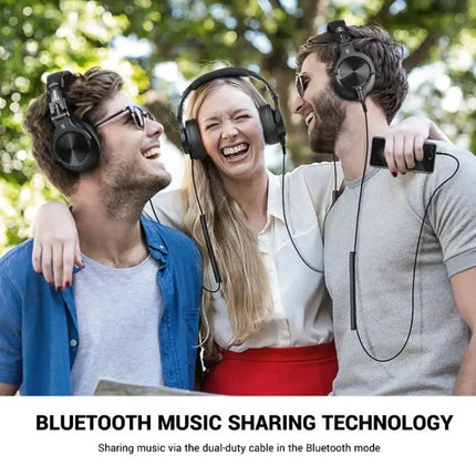 On Ear Bluetooth Headphones Matte Black For Calls