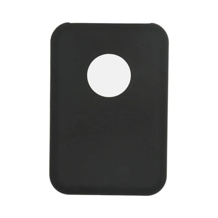 Protective Ultra-Thin Silicone Case for Magsafe Battery Pack in black, slim cover with port access and wireless charging cutout