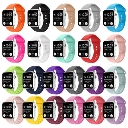 Double Pin Silicone Band For Apple Watch 38/40/41mm