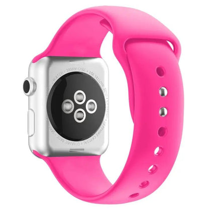 Double Pin Silicone Strap For Apple Watch 45/44/42mm