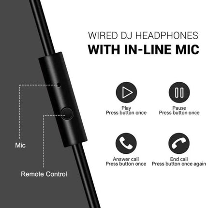 OneOdio Over Ear Wired Headphones With Mic