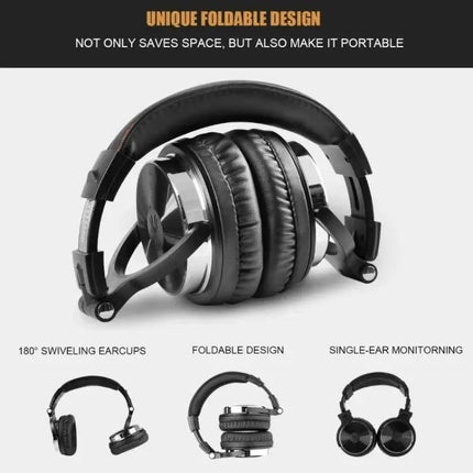 OneOdio Over Ear Wired Headphones With Mic