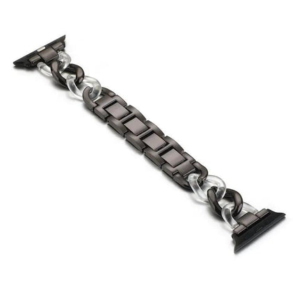 Five-Bead Diamond Steel Replacement Band for Apple Watch