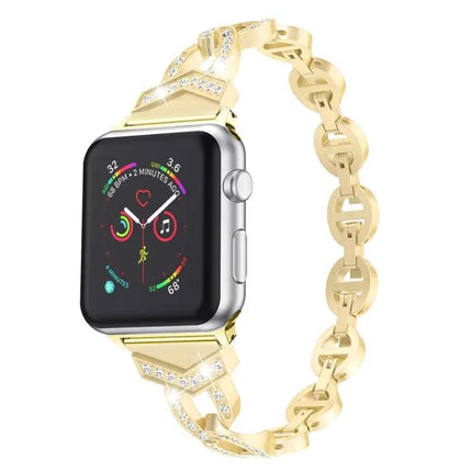 Diamond Stainless Steel Replacement Band For Apple Watch