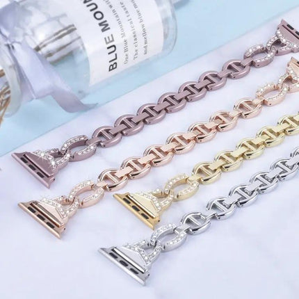 Diamond Stainless Steel Replacement Band For Apple Watch