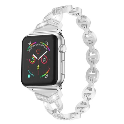 Diamond Stainless Steel Replacement Band For Apple Watch