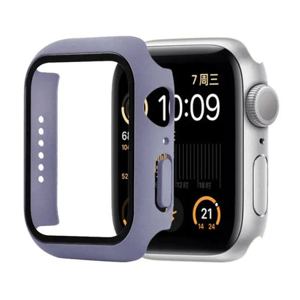 Shockproof PC Tempered Glass Apple Watch 44mm Case Orange